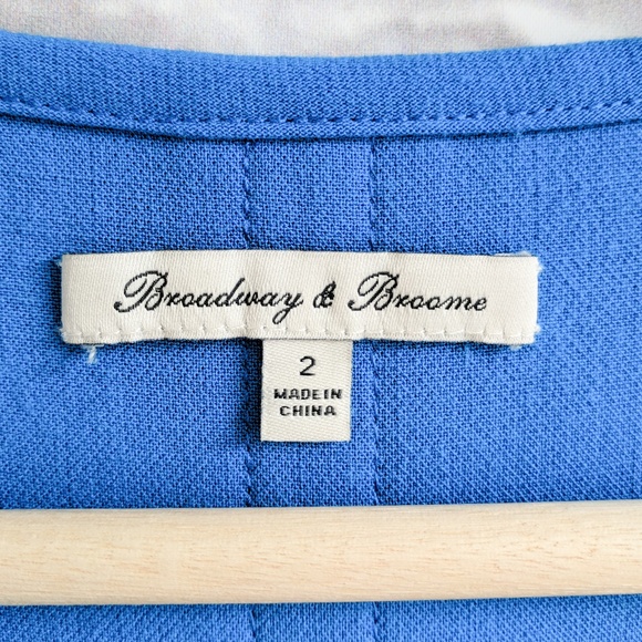 Madewell Tailored Minidress in Blue - Picture 7 of 8